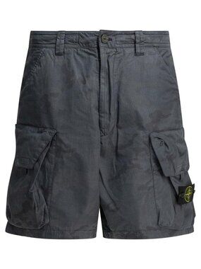 Stone Island Cargo Shorts With Logo Tag Size 31 Men